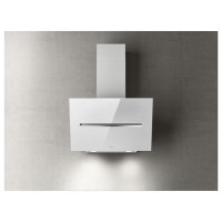 Refurbished Elica Shy SHY-WH-60 60cm Angled Cooker Hood White Glass