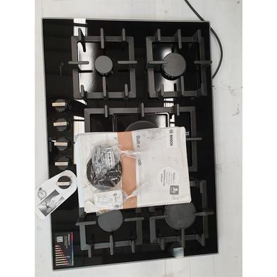 Refurbished Bosch PPQ7A6B90 75cm Tempered Glass 5 Burner Gas Hob Black