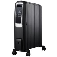 GRADE A2 - 2.5 kW Smart App Oil Filled Radiator with Alexa Google& Remote - Black