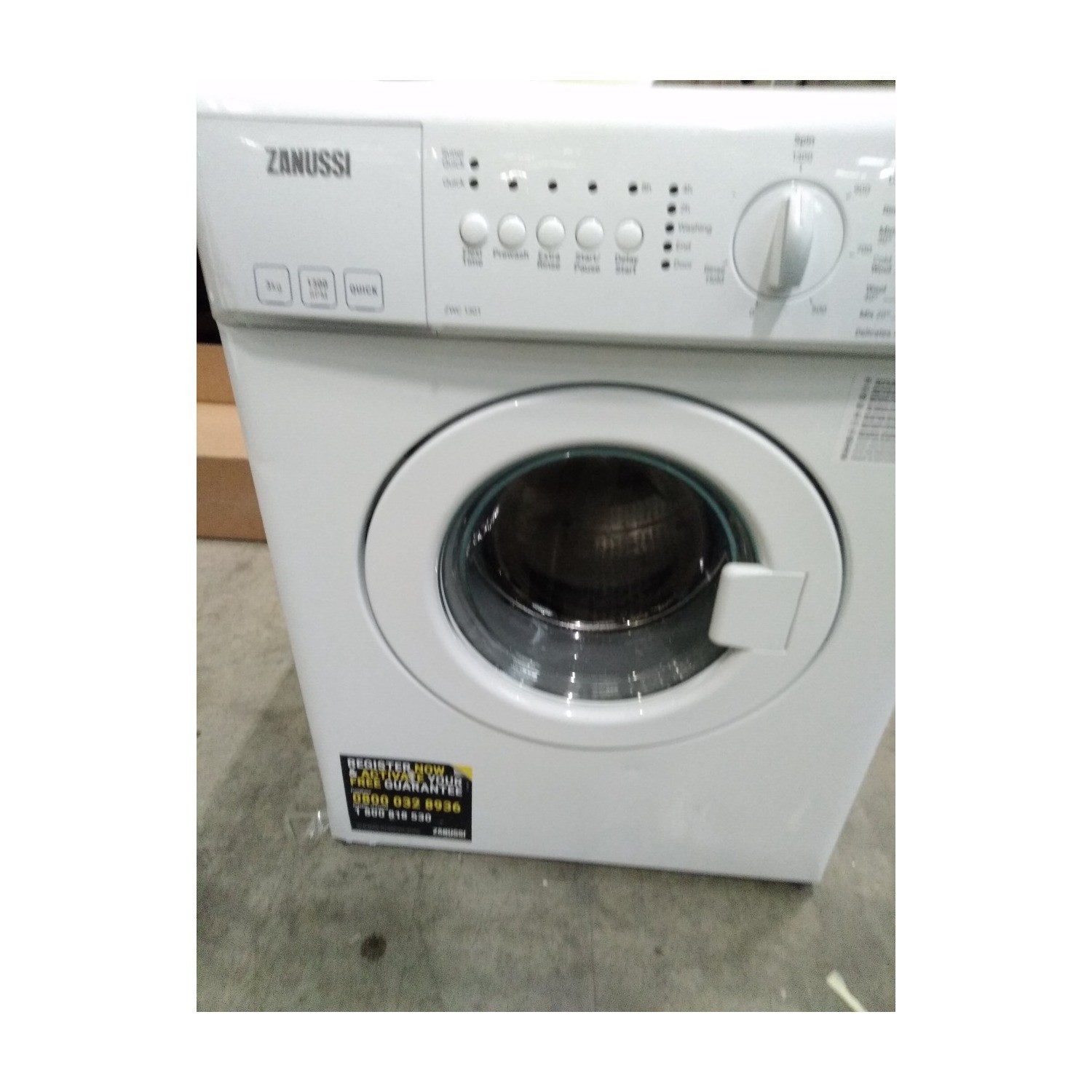 Refurbished Zanussi ZWC1301 Freestanding 3KG 1300 Spin Compact Washing