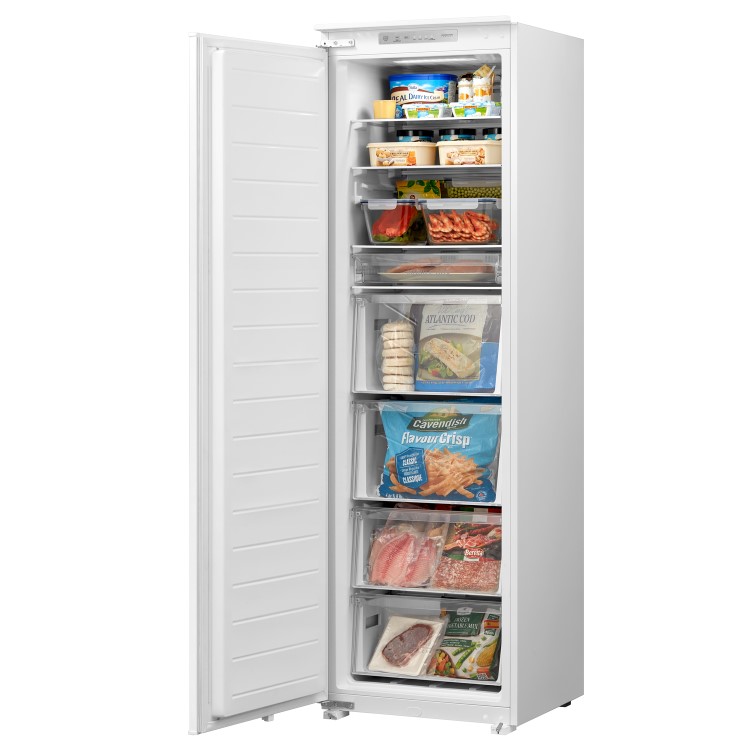 electriQ 212 Litre Integrated In Column Freezer - Frost Free