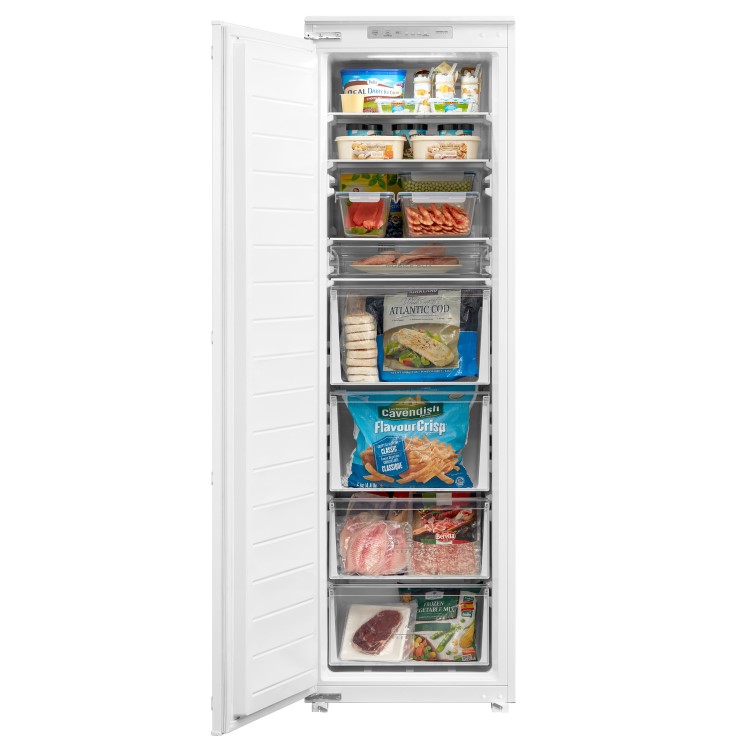 electriQ 212 Litre Integrated In Column Freezer - Frost Free