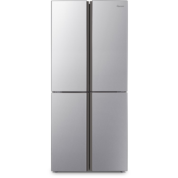 Fridgemaster 378 Litre Four Door American Fridge Freezer With Multiflow  - Silver
