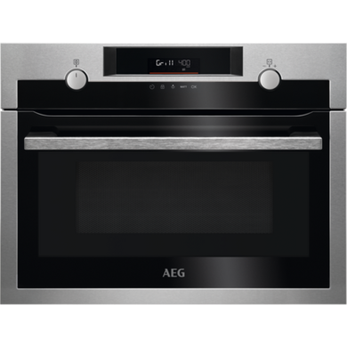 Aeg Stainless Steel Kme525860m Built-In Microwave With Grill Size 59.5