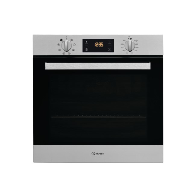 GRADE A2 - Indesit IFW6340IXUK Multifunction Built-in Electric Single Oven - Stainless Steel