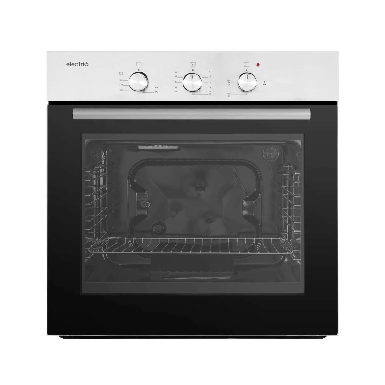 electriQ Gas Oven with Electric Grill - Stainless Steel
