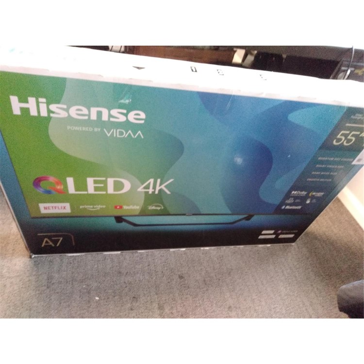 Refurbished Hisense 55" 4K Ultra HD with HDR Freeview LED Smart TV