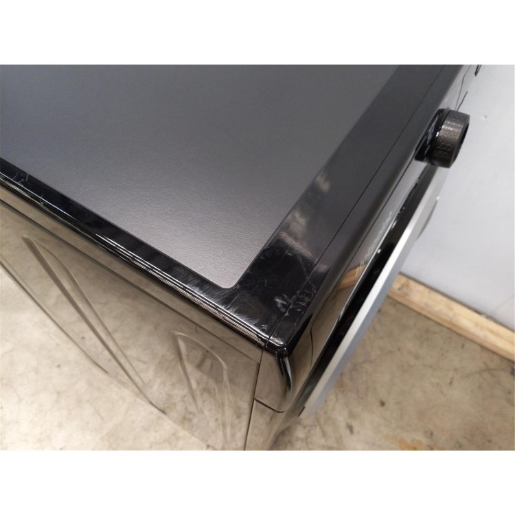 Refurbished Hotpoint Anti-stain NSWM743UBSUKN Freestanding 7KG 1400 Spin Washing Machine Black