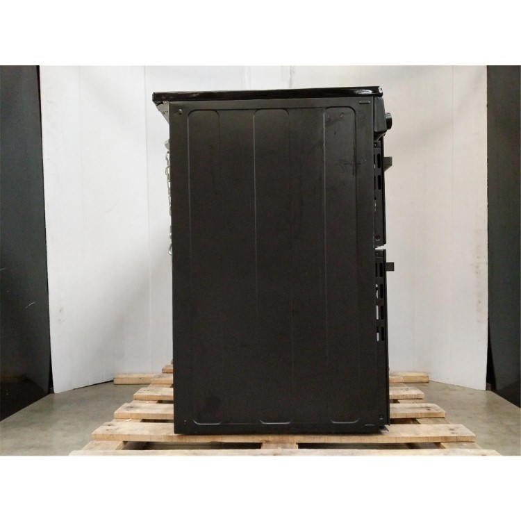 Refurbished electriQ EQRANGEDF100BLK 100cm Dual Fuel Range Cooker Black