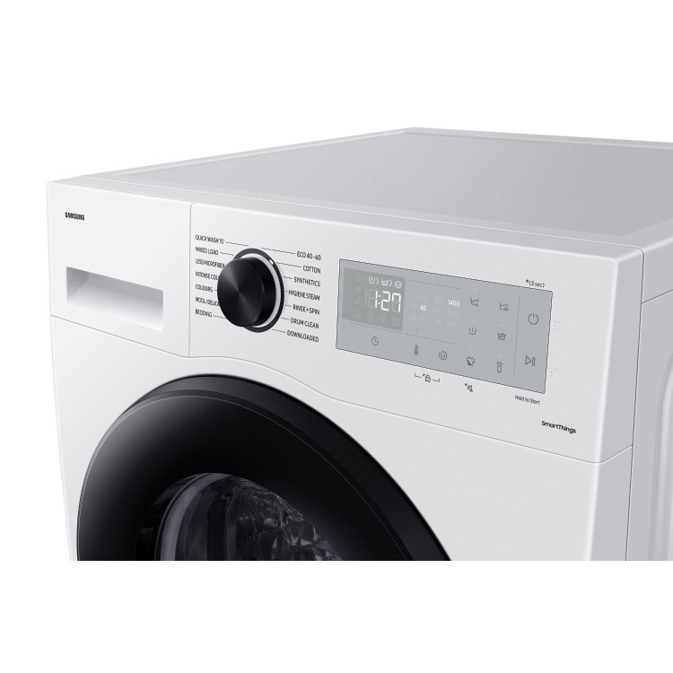 Refurbished Samsung Series 5ecoBubble WW90CGC04DAHEU Freestanding 9KG 1400 Spin Washing Machine White