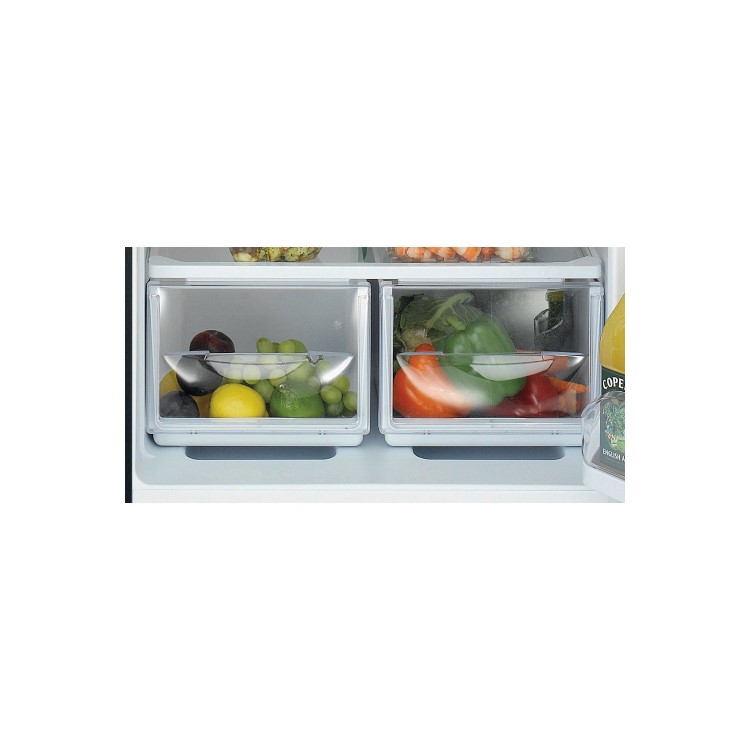 Indesit 208 Litre 60/40 Freestanding Fridge Freezer - Silver