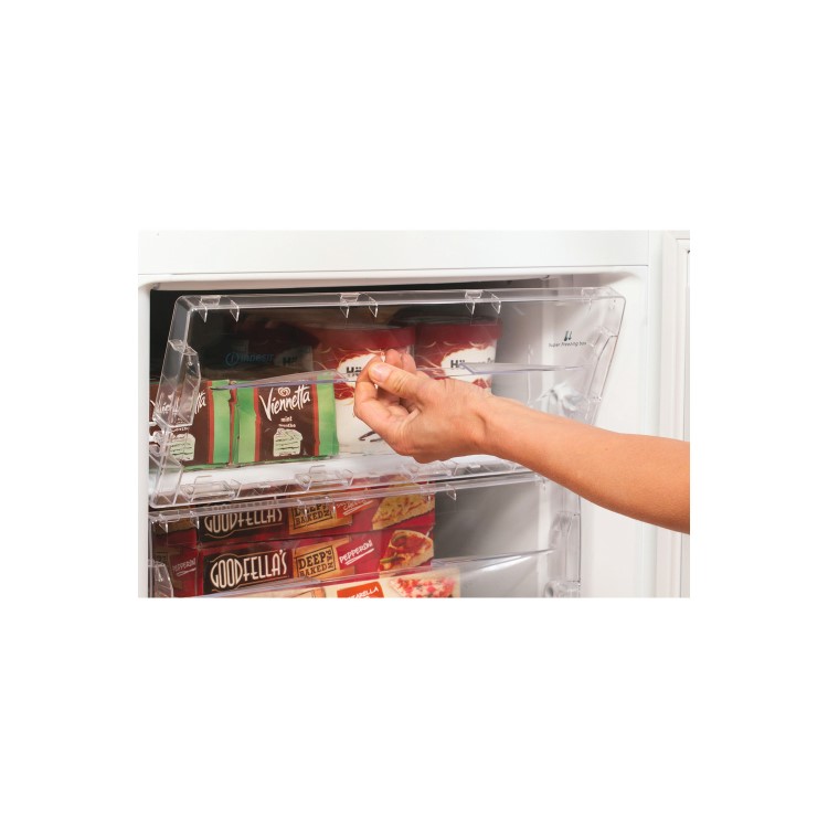 Indesit 208 Litre 60/40 Freestanding Fridge Freezer  - White