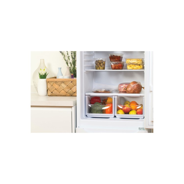Indesit 208 Litre 60/40 Freestanding Fridge Freezer  - White