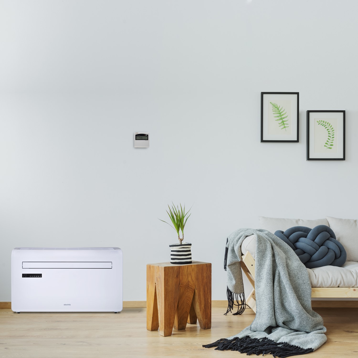 Iqool electriQ iQool 10000 BTU Mounted All-In-One Smart Air Conditioner with ...
