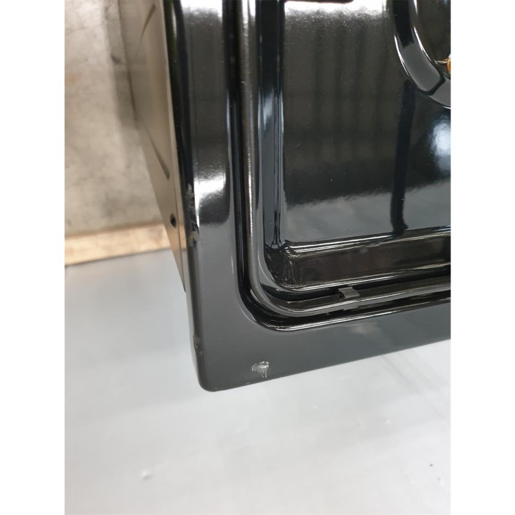 Refurbished electriQ EQRANGEDF100BLK 100cm Dual Fuel Range Cooker Black