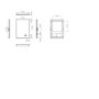 Rectangular Heated Bathroom Mirror with Lights Digital Display Shaver Socket & Bluetooth Speakers 500 x 700mm- hib. Globe Plus 50