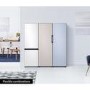 Refurbished Samsung Bespoke RB38C7B6BB1 Freestanding 387 Litre 70/30 Frost Free Fridge Freezer Black