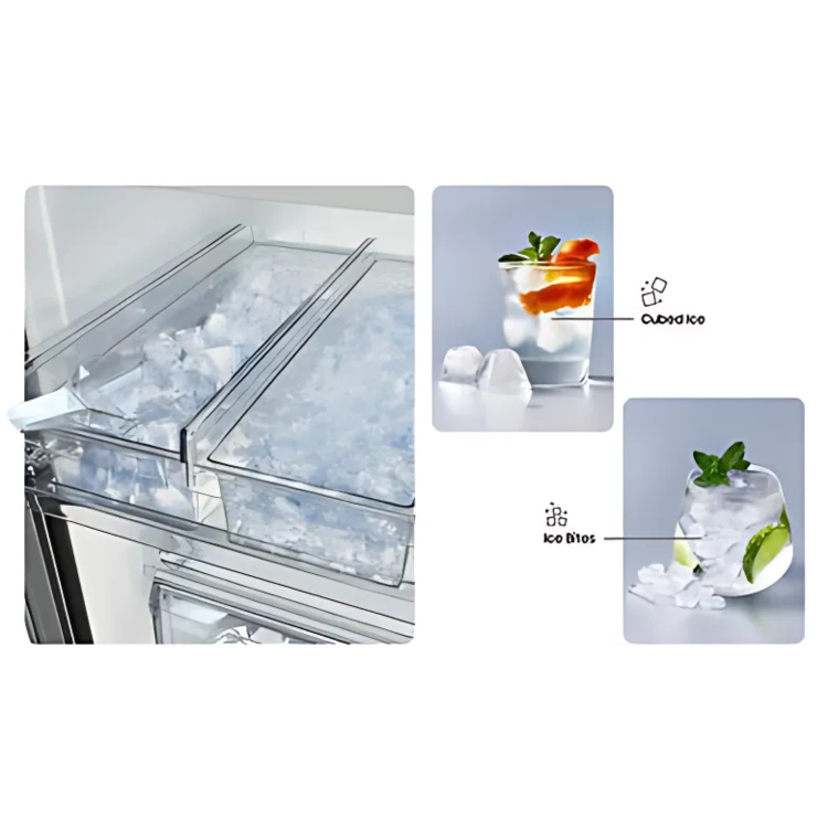 Refurbished Samsung RF65A967FS9 Freestanding 647 Litre Frost Free American Fridge Freezer Silver