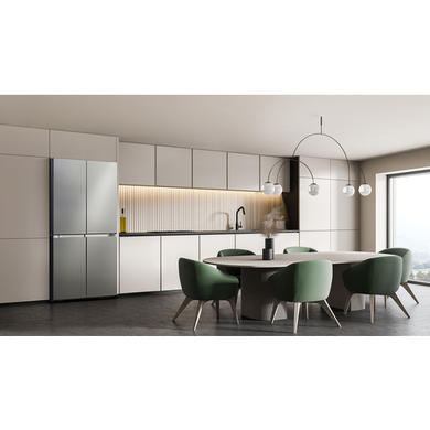 Refurbished Samsung RF65A967FS9 Freestanding 647 Litre Frost Free American Fridge Freezer Silver