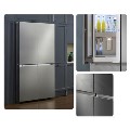 Refurbished Samsung RF65A967FS9 Freestanding 647 Litre Frost Free American Fridge Freezer Silver