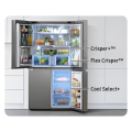 Refurbished Samsung RF65A967FS9 Freestanding 647 Litre Frost Free American Fridge Freezer Silver