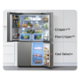 Refurbished Samsung RF65A967FS9 Freestanding 647 Litre Frost Free American Fridge Freezer Silver