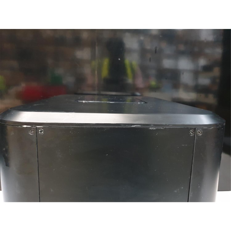 Refurbished electriQ Countertop Ice Maker With Ice Crusher and Water Dispenser Stainless Steel/Black