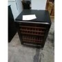 Refurbished electriQ eiQ60WINEPREM 46 Bottle Full Range Dual Zone Wine Cooler Premium Dark Stainless Steel