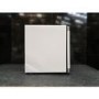 Refurbished electriQ eiQ48DFCHWHT 48 Litre Drinks Fridge White with Chrome Strips