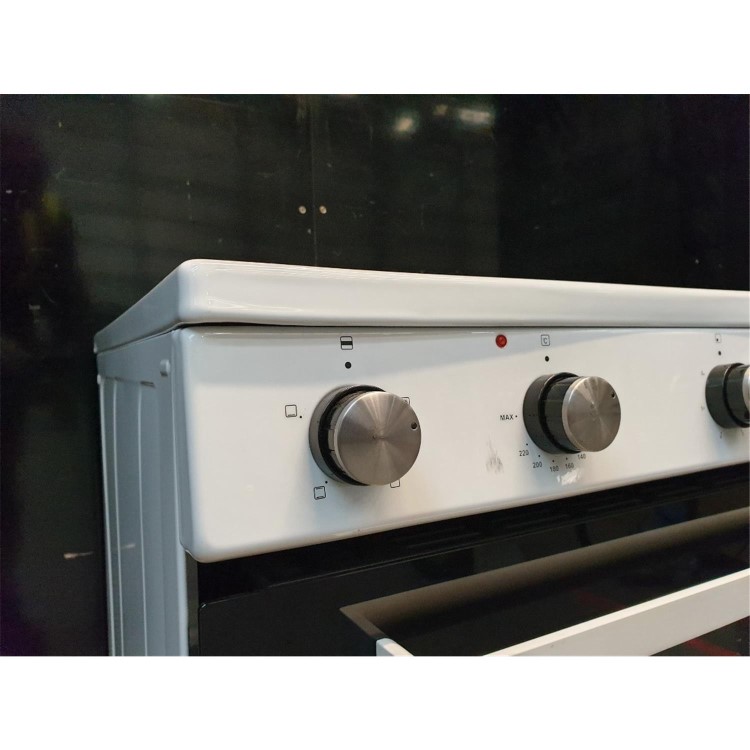 Refurbished electriQ EQECW160CERAMIC 60cm Single Cooker with Ceramic Hob White