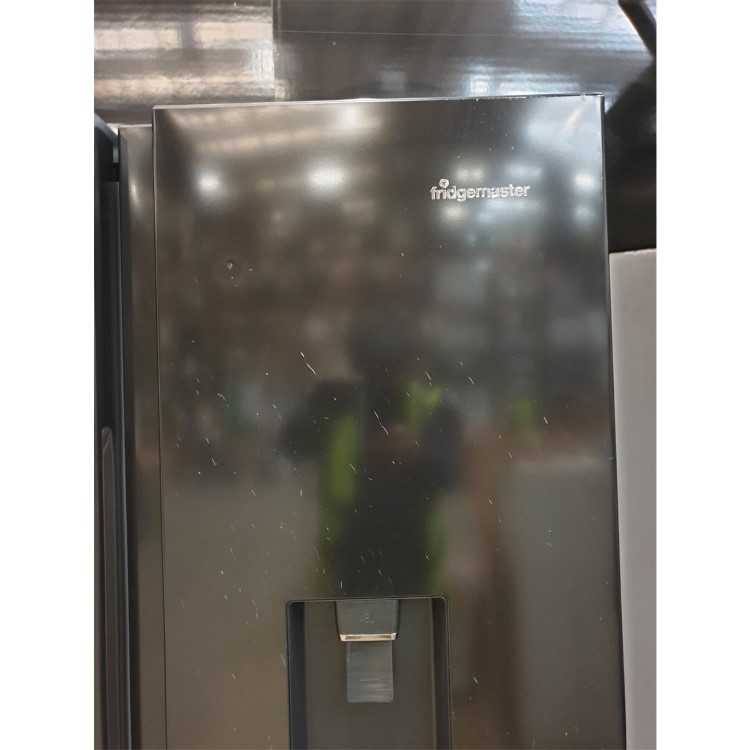 Refurbished Fridgemaster MS91520DEB 519 Litre Frost Free American Fridge Freezer Black