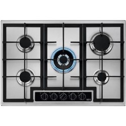 AEG 6000 Series 75cm 5 Burner Gas Hob - Stainless Steel