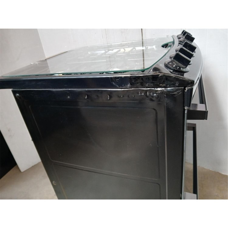 Refurbished Zanussi ZCG63260BE 60cm Double Oven Gas Cooker Black