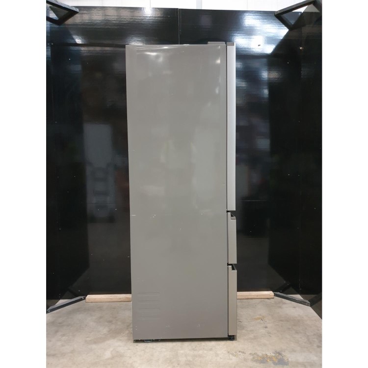 Refurbished Haier 3D 60 Series 5 HTW5618ENMG Freestanding 356 Litre 60/40 Frost Free Fridge Freezer Silver