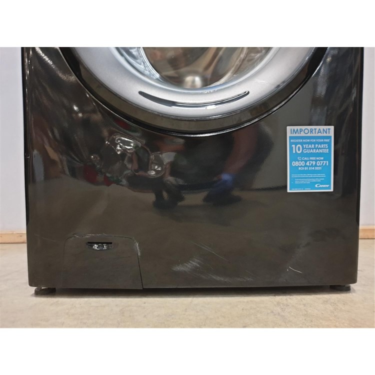 Refurbished Candy Smart Pro CSO696TWMBB6-80 Freestanding 9KG 1600 Spin Washing Machine Black