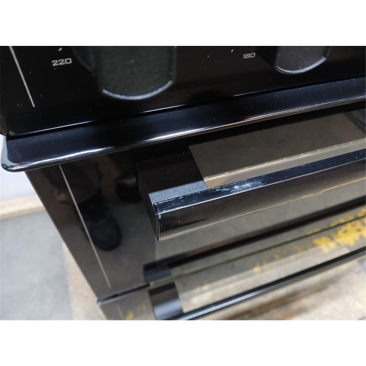 GRADE A2 - electriQ 60cm Dual Fuel Cooker - Black