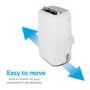 Refurbished electriQ 18000 BTU Portable Air Conditioner with Heat Pump