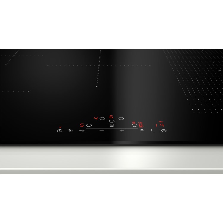 GRADE A2 - Neff T58FD20X0 80cm Touch Control Five Zone Induction Hob With FlexInduction Zone Black
