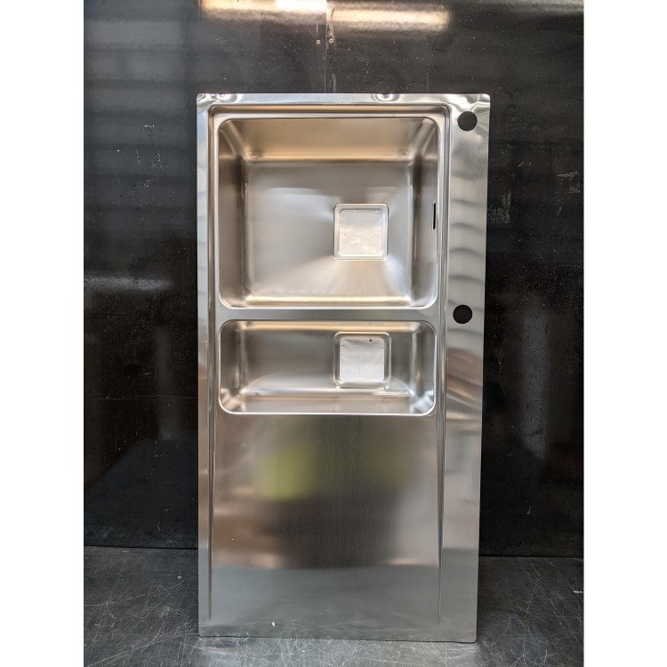 IMPERFECT - Yara 1.5B Inset Stainless Steel RH Kitchen Sink 1000 x 520