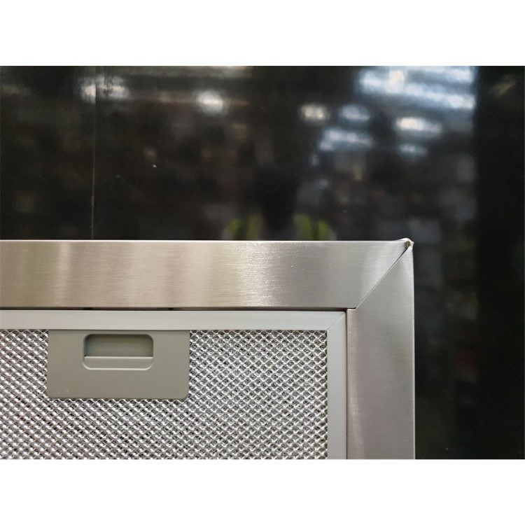 GRADE A3 - electriQ 90cm Traditional Chimney Cooker Hood - Stainless Steel