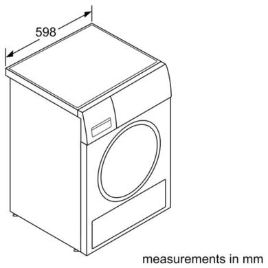 Refurbished Bosch Series 6 WPG23108GB Freestanding Condenser 8KG Tumble Dryer White