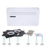 Refurbished electriQ iQool 10000 BTU Mounted All-In-One Smart Air Conditioner with Heat Pump - No Outdoor Unit Needed