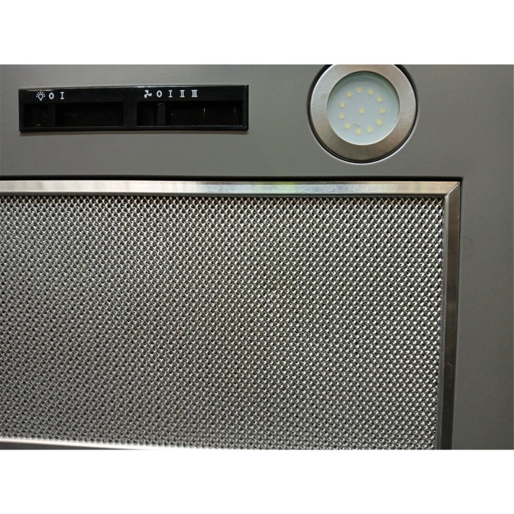 GRADE A3 - electriQ 52cm Canopy Cooker Hood - Silver