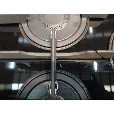 Refurbished Hotpoint FTGHG751DHBK 75cm 5 Burner Gas on Glass Gas Hob with Vertical Flame Black