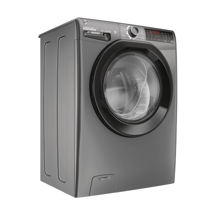 Refurbished Hoover H-Wash 350 H3DPS6966TAMBR80 Freestanding 9/6KG 1600 Spin Washer Dryer Graphite