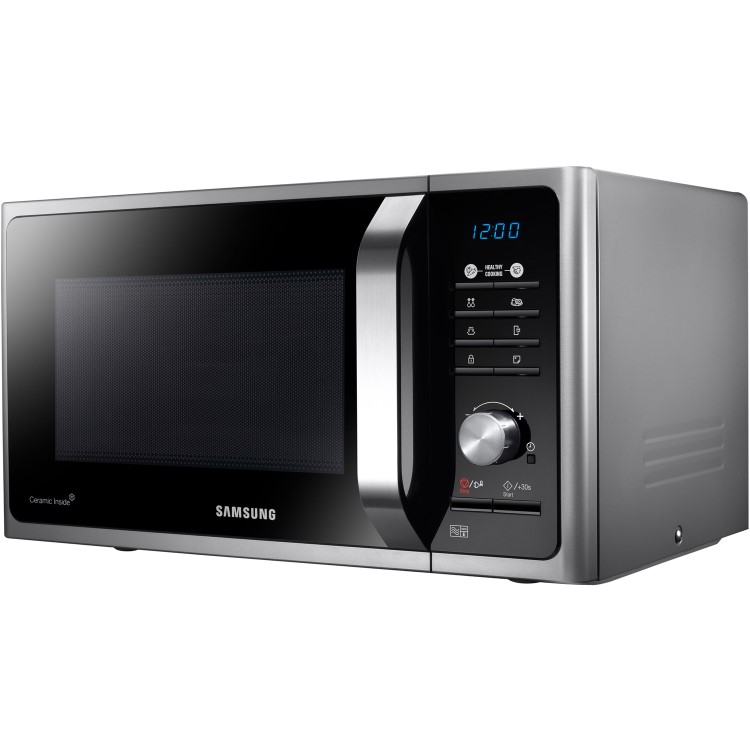 GRADE A2 - Samsung MS23F301TAS 23 Litre 800 Watt Freestanding Microwave Oven - Silver