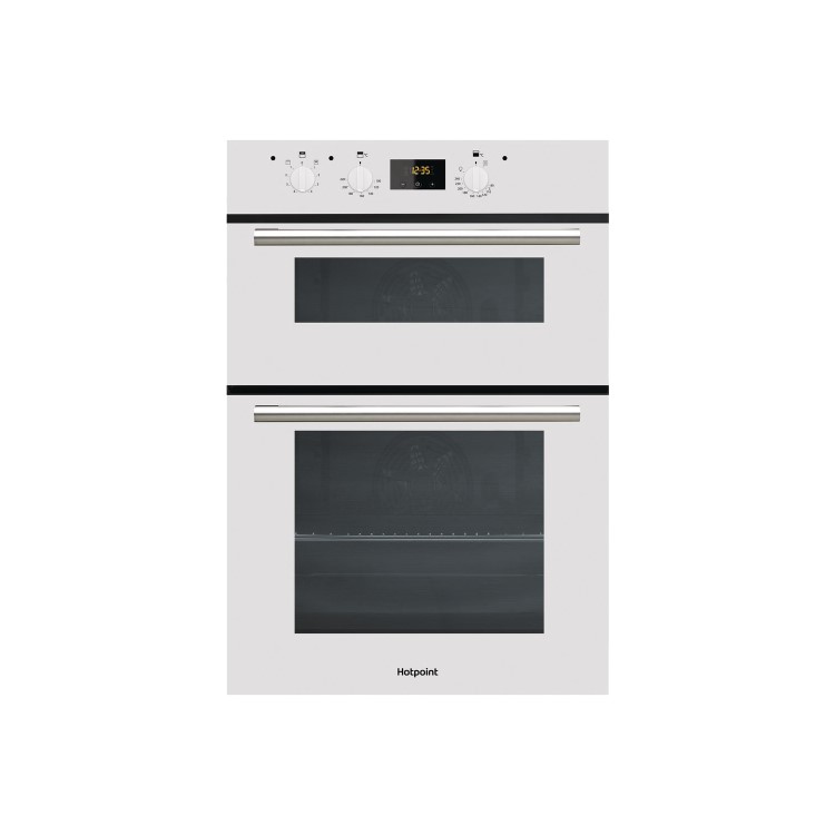 Refurbished Hotpoint Newstyle DD2540WH 60cm Double Built In Electric Oven White