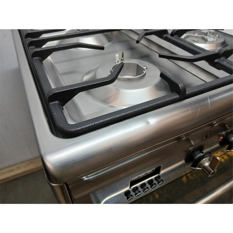 GRADE A2 - Smeg Concert 90cm Dual Fuel Range Cooker - Stainless Steel