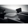 Refurbished Hotpoint FTGHG751DHBK 75cm Gas on Glass 5 Burner Gas Hob with Vertical Flame Black
