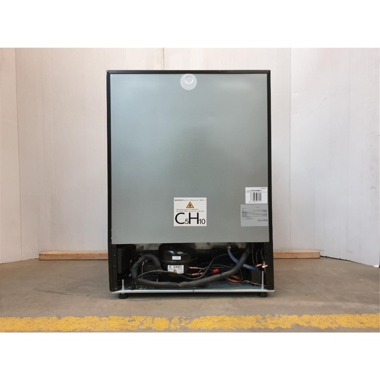 Refurbished CDA CFWC604BL Freestanding 46 Bottle Dual Zone Under Counter Wine Cooler Black Glass